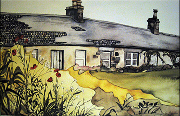 Niel Gow's Cottage - Large Art Print